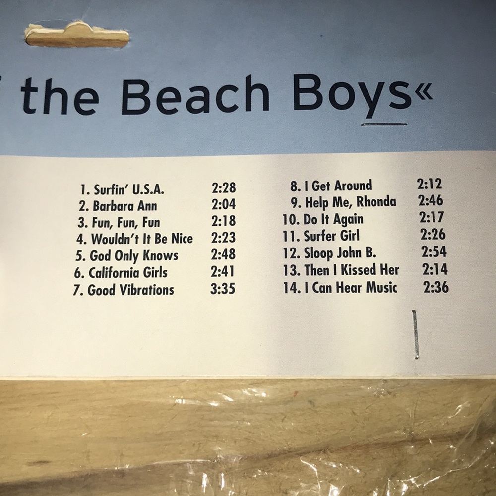 TCHIBO GERMAN ISSUED BEACH BOYS CD/FRISBEE - Picture 3 of 7